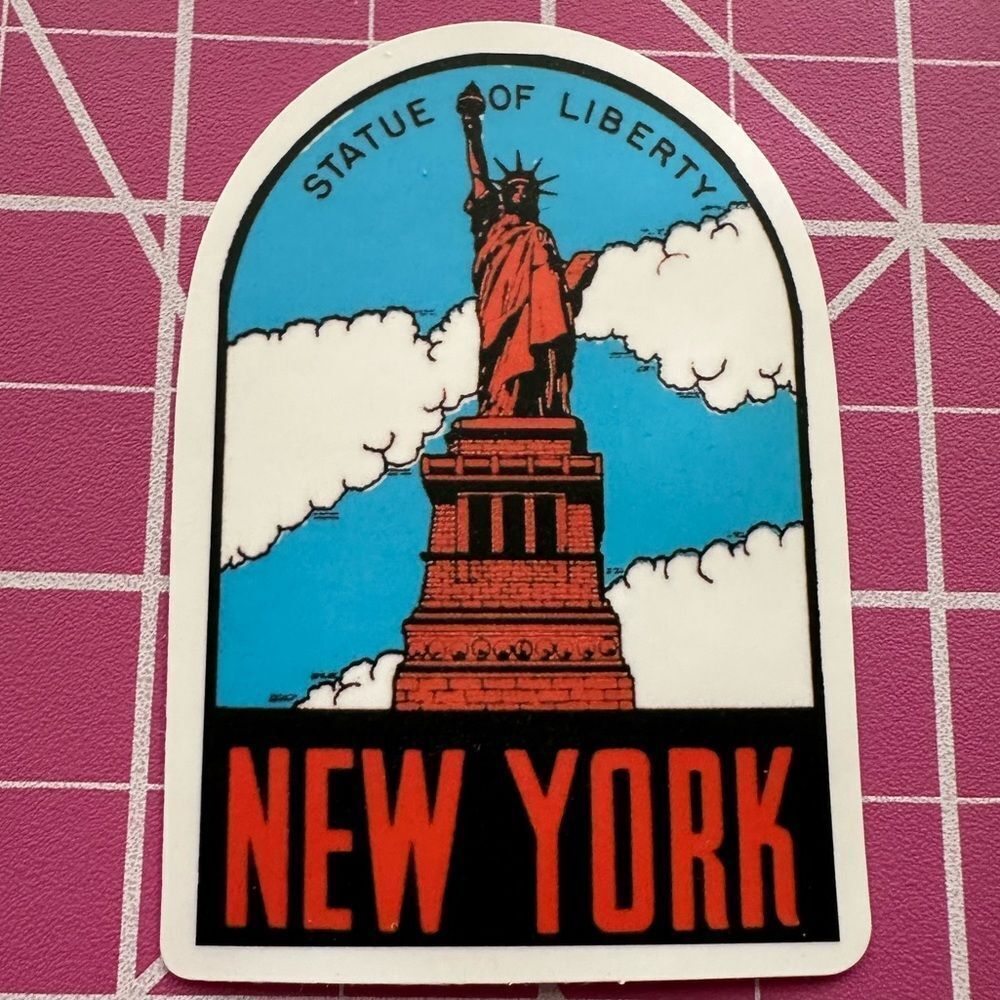 💜13/$13 +Bundle Sticker Sale | Travel New York NY Waterproof Sticker